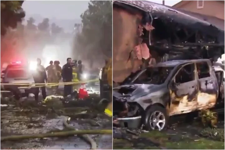 Avião cai sob casas e causa grande destruição em bairro residencial: 'ao menos 15...'