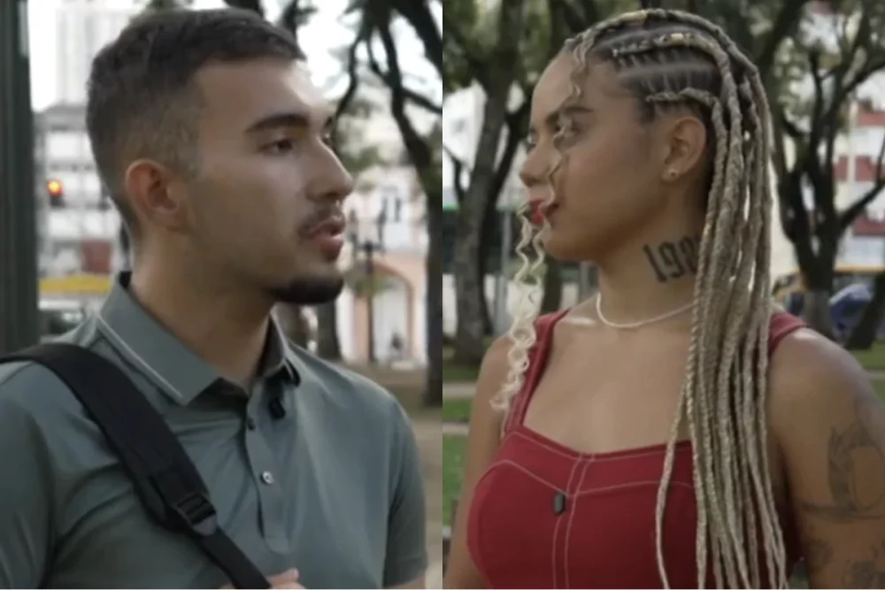 Foi isso que Roberto respondeu depois de Thayane pedir desculpas por ...