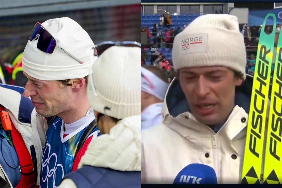 Atleta dos Jogos de Inverno chora em entrevista e confessa ter traído a namorada ao vivo