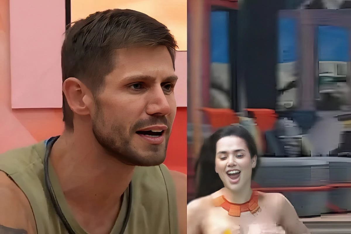 ‘Garota que paga promessas’: Jonas reage à ousadia de Jordana no BBB26 sem parte da roupa